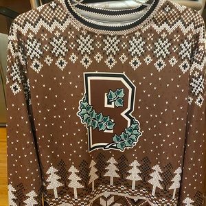 Brown University Christmas Holiday Ugly Sweater theme shirt